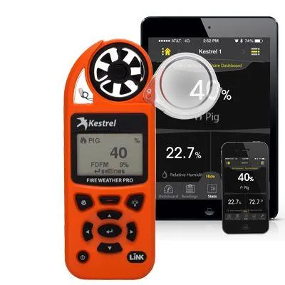 Kestrel 5500FW profesionální meteorologický přístroj pro požární počasí