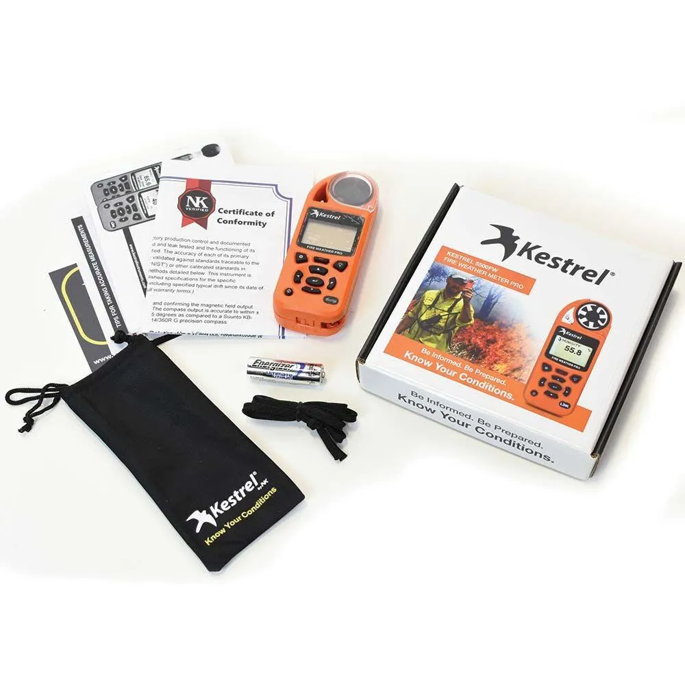 Kestrel 5500FW profesionální meteorologický přístroj pro požární počasí