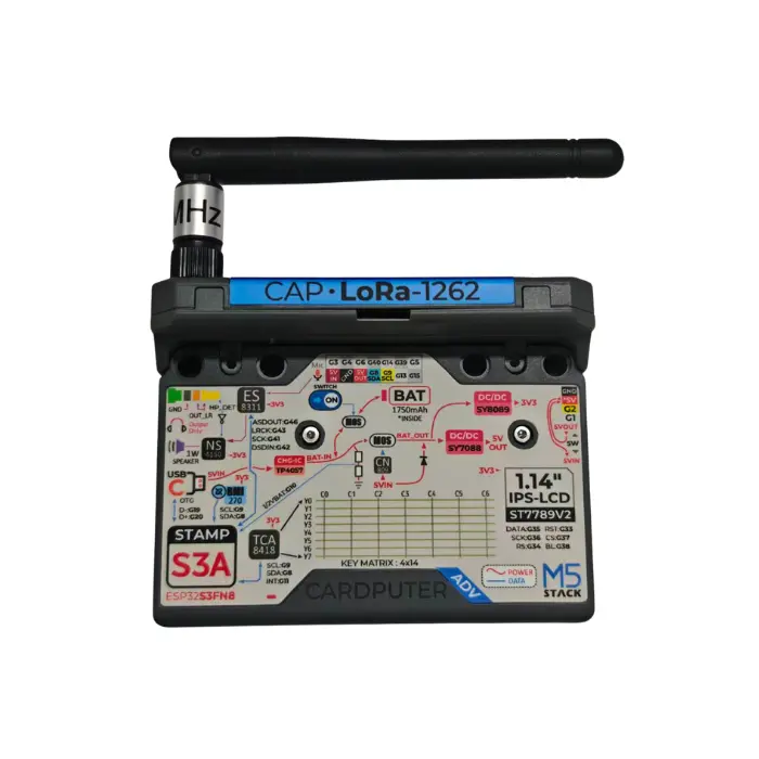 M5Stack Cardputer-ADV & CAP LoRa-1262 Meshtastic sada
