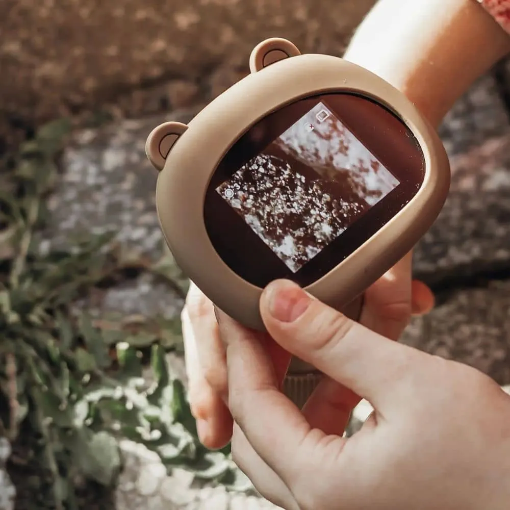 Interaktivní mikroskop s LCD displejem pro děti KidLupe – béžový