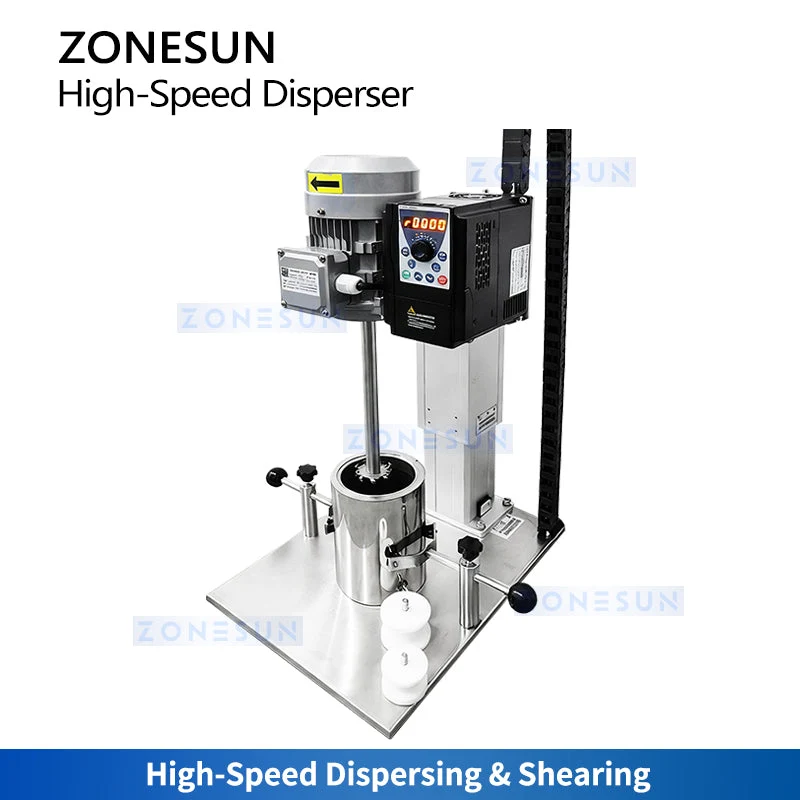ZONESUN ZS-MX1100 Laboratory Mixing Machine Electric Lift High Speed Disperser Mixer