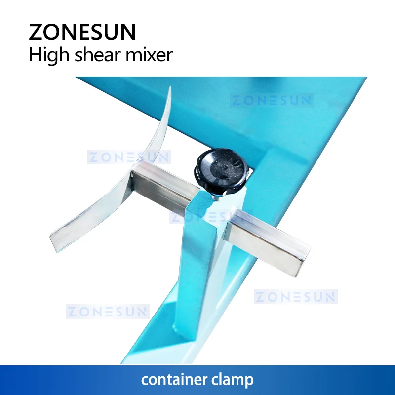 ZONESUN ZS-MXR75 Pneumatic Mixing Machine Lifting High Shear Mixer