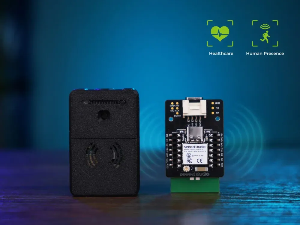 Seeed Studio XIAO 60GHz mmWave senzor lidského dýchání srdečního tepu MR60BHA2