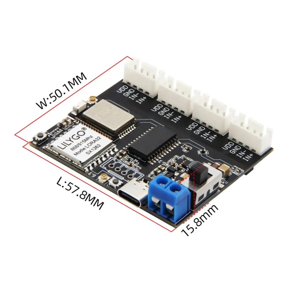 LILYGO T-Váha T-Micro32 LoRa SX1262 Bezdrátový Modul