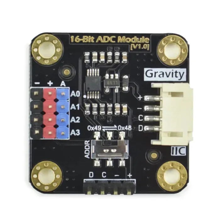 Gravity: ADS1115 16bitový ADC modul - I2C analogově-digitální převodník DFRobot