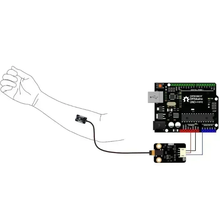 Gravity: Analogový EMG senzor od OYMotion DFRobot