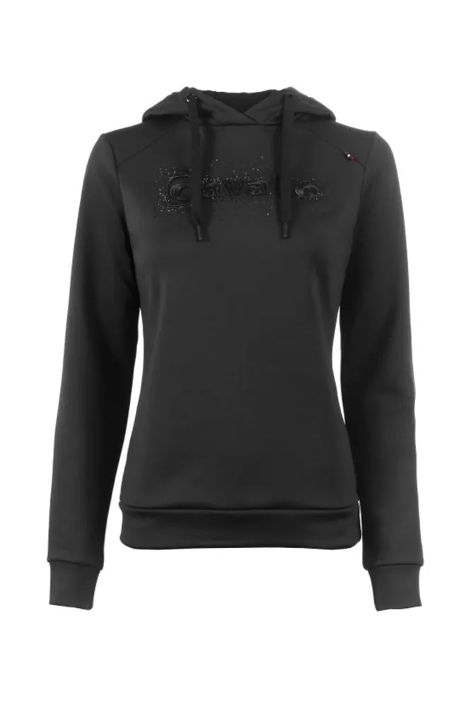 Felpa con cappuccio CavalMelba Black 44