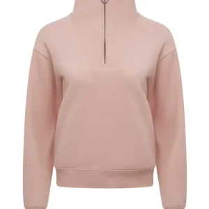 Keira felpa con collo quarto zip Blossom 34
