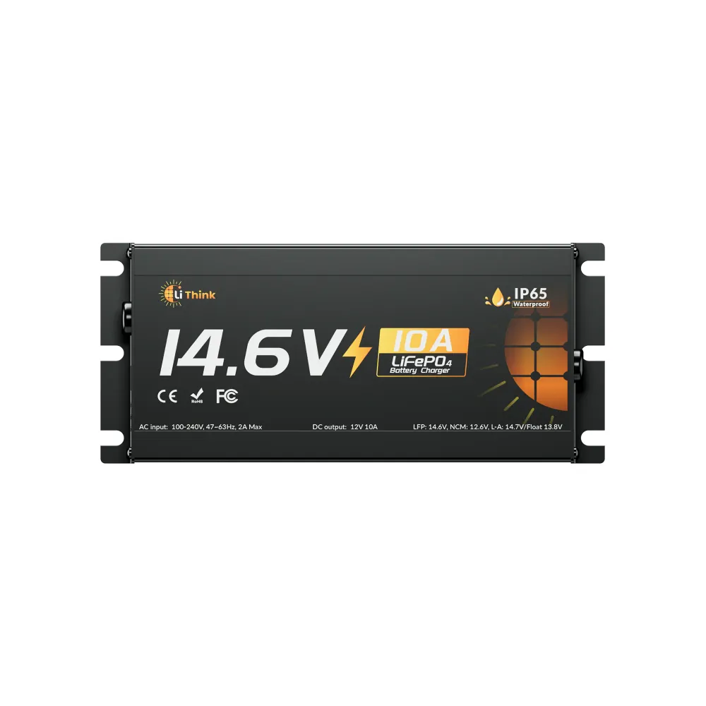 Lithink 14.6V 10A Vodotěsná Nabíječka – Pro LiFePO₄, NCM Olověné Baterie