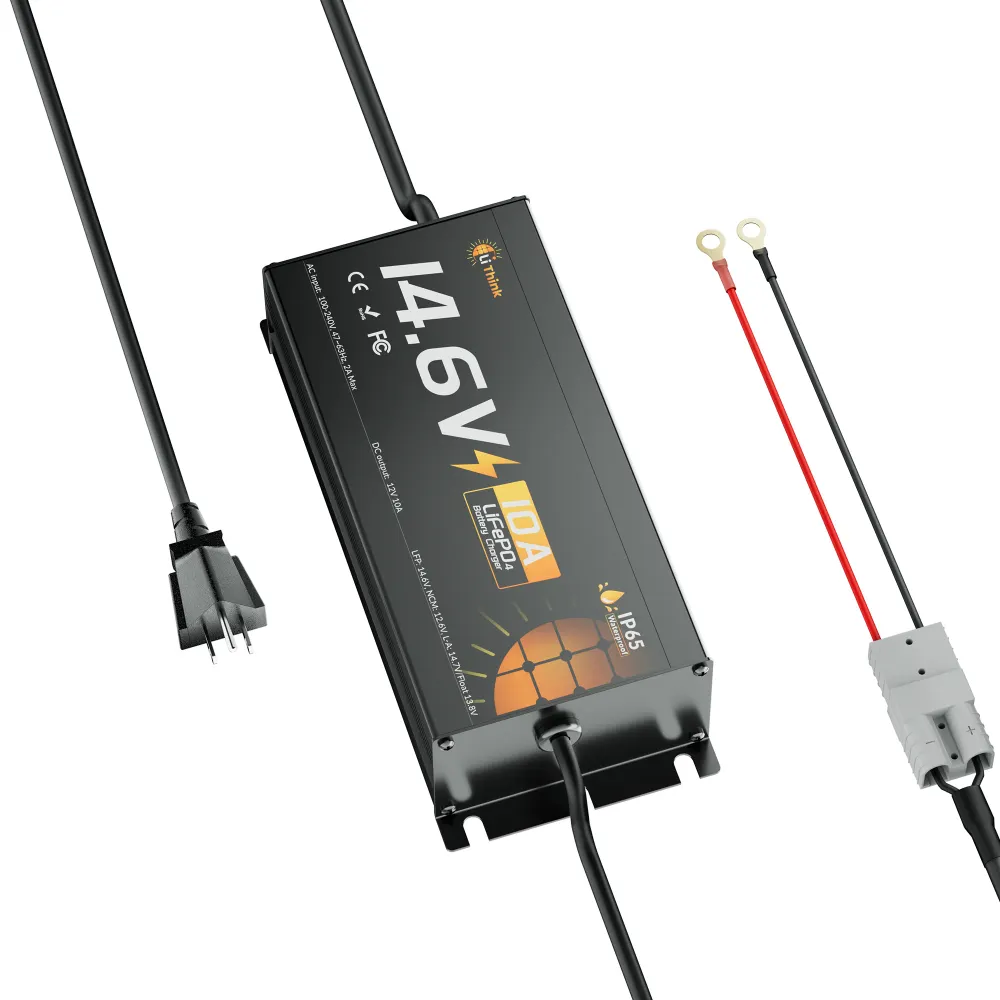 Lithink 14.6V 10A Vodotěsná Nabíječka – Pro LiFePO₄, NCM Olověné Baterie