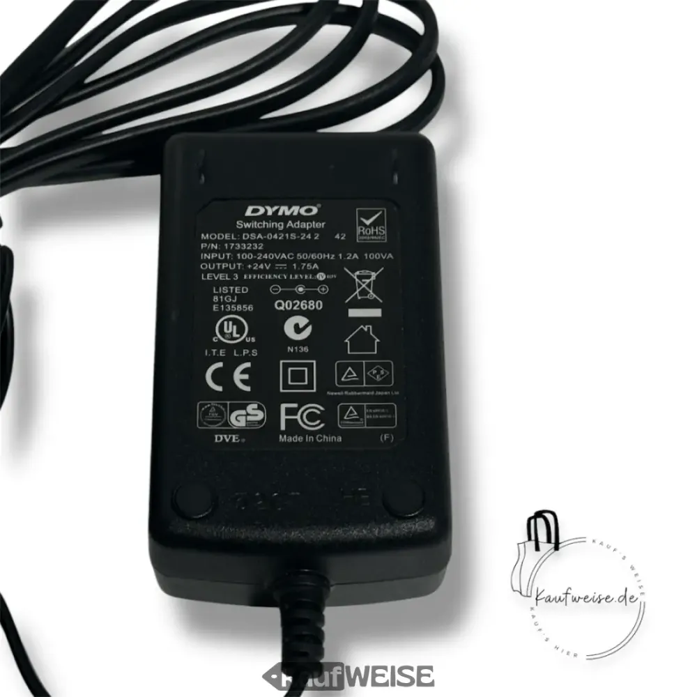 Originální Dymo napájecí zdroj 24V – pro LabelWriter 450/4XL váhy | DSA-0421S-24