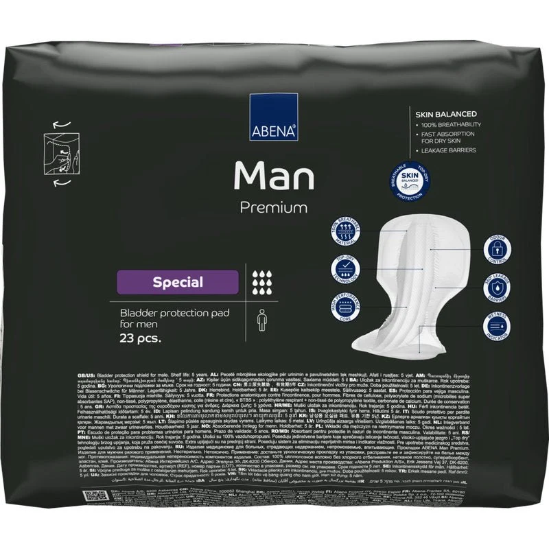 Abena Man Special, Premium | Pacote (23 casais)