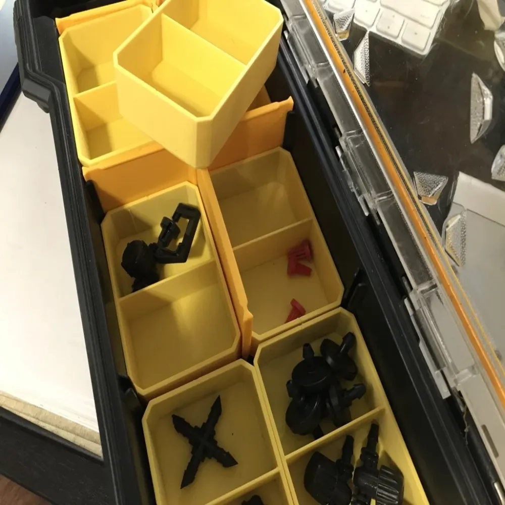 Dewalt Pro Inserts Skromný Parts u2013 10 and 20 Compartment Organizers White