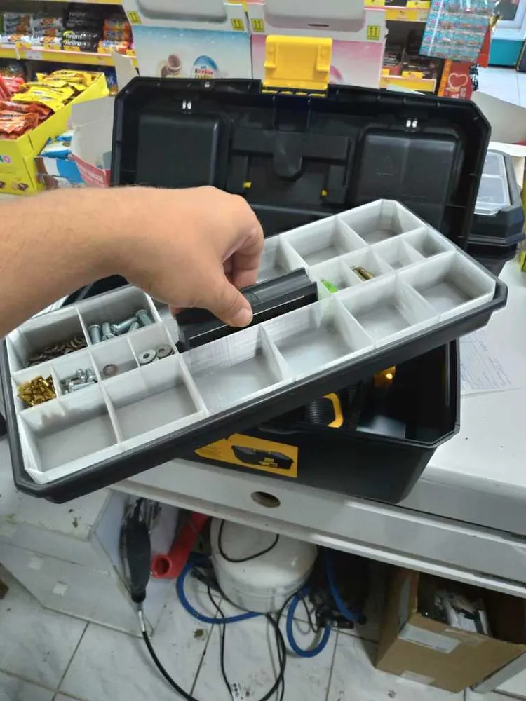Ergonomic Design Modular 16" (41 cm) Tool Organizer White