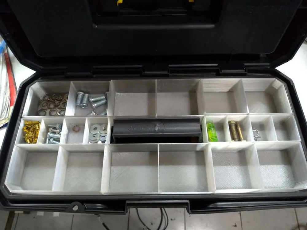 Ergonomic Design Modular 16" (41 cm) Tool Organizer White