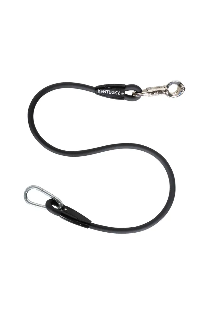 Hängerstrick & Anbindeplatzstricke Silikon black 140