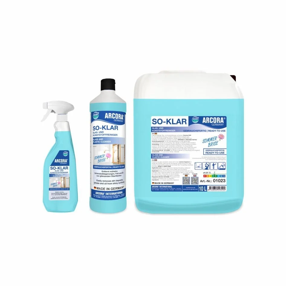 Laserová vodováha Arcora So -Clear Čiré sklo and Plastic Cleaner