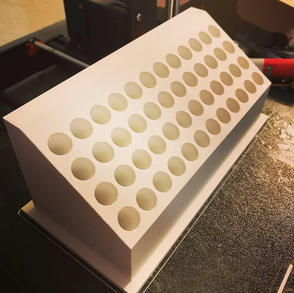 Leather Stamp Tool Rack Angle Display Vibration Reduction White
