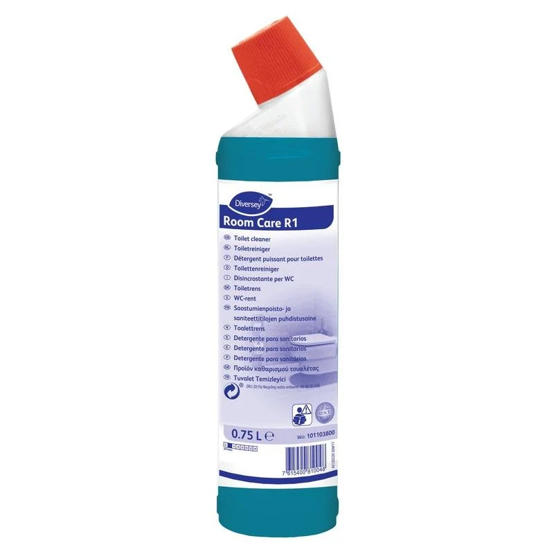 Multi-Function Cuidados de quarto R1, limpador de banheiro e pissoirina, baseado no ácido cítrico | Garrafa (750 ml)