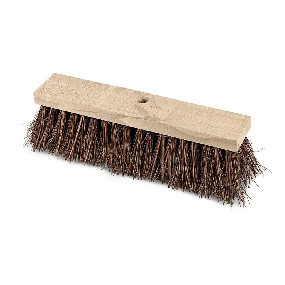 Nölle Profi Escova Vassoura Rua Piaçava 40 cm com Cabo Madeira Sela | 1 peç