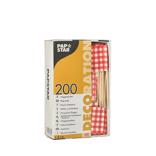 PAPSTAR 200 dekorative plukkere 8 cm