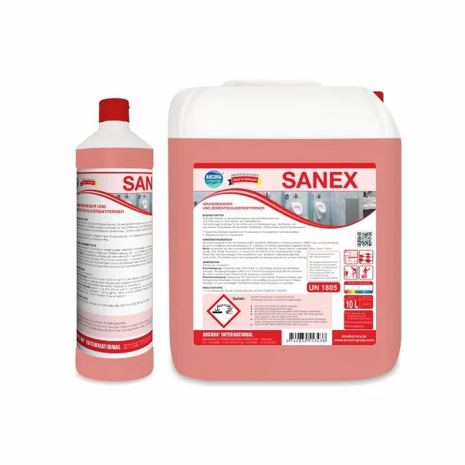 Přesnost Arcora Sanex Grund Cleaner e Cement Véil Remover