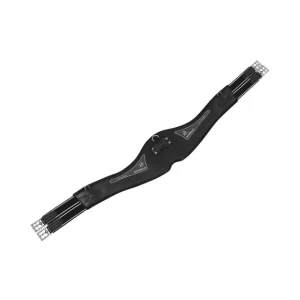 popręg skokowy z żelem Black 140 cm