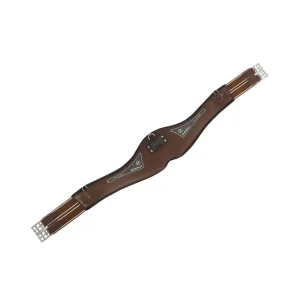 popręg skokowy z żelem Dark Brown 140 cm