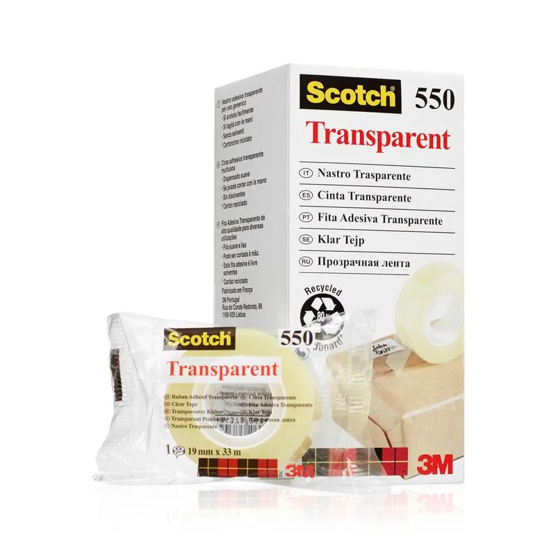 Scotch® Transparentes Klebeband 550