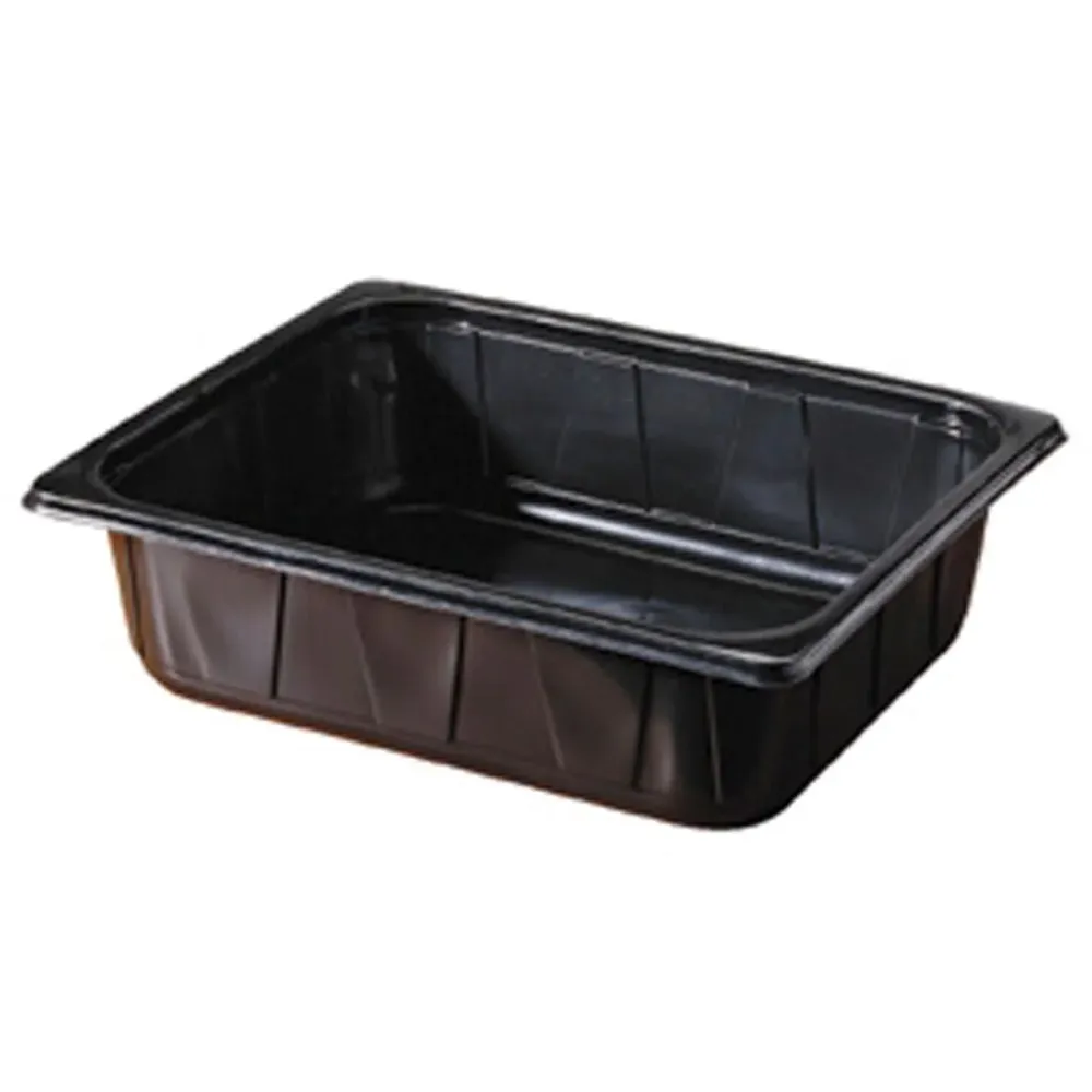 PP shell 1/2 GN black PP 325x265