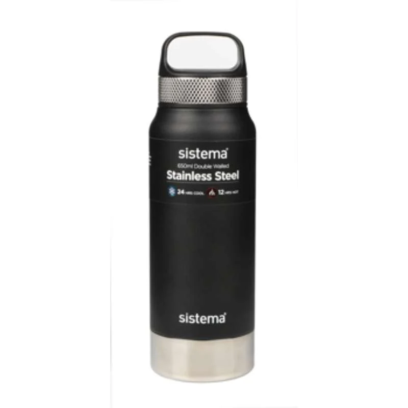Sistema Termoska - Nerezová ocel - 650ml - Charcoal