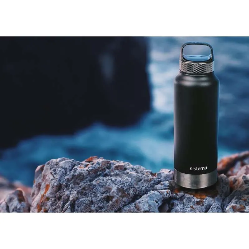 Sistema Termoska - Nerezová ocel - 650ml - Charcoal