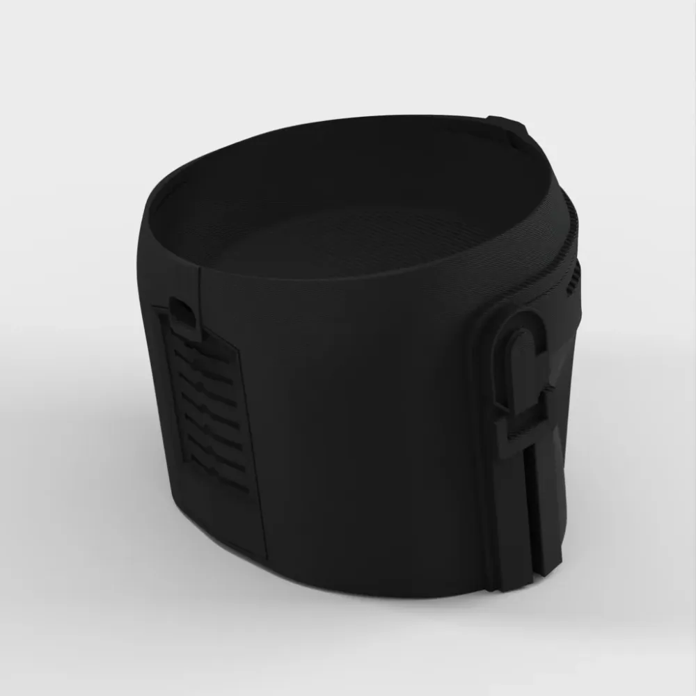 Support mandalorien pour Google Nest Compact Orange