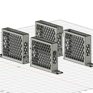 19" telinekiinnike HP EliteDesk 800 G4:lle Hvid