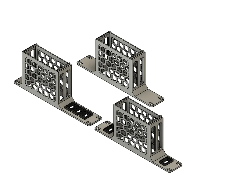 10 tuuman telinekiinnike Beelink S12 Keystone -mallille Hvid