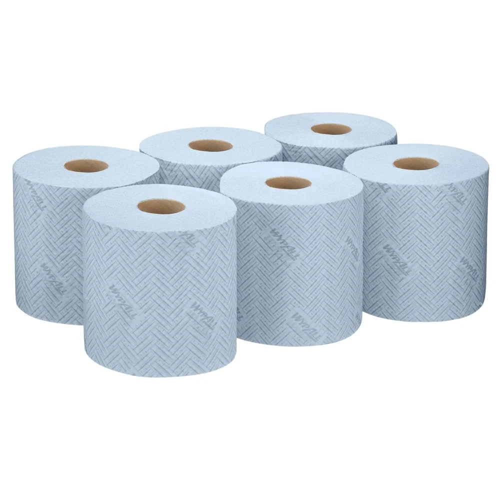 Wypall® L20 Geral Čistit - CentRefed Reach+™ / Blue / 2 -Layer - 6 rolos x 550 folhas | Papelão (6 funções)
