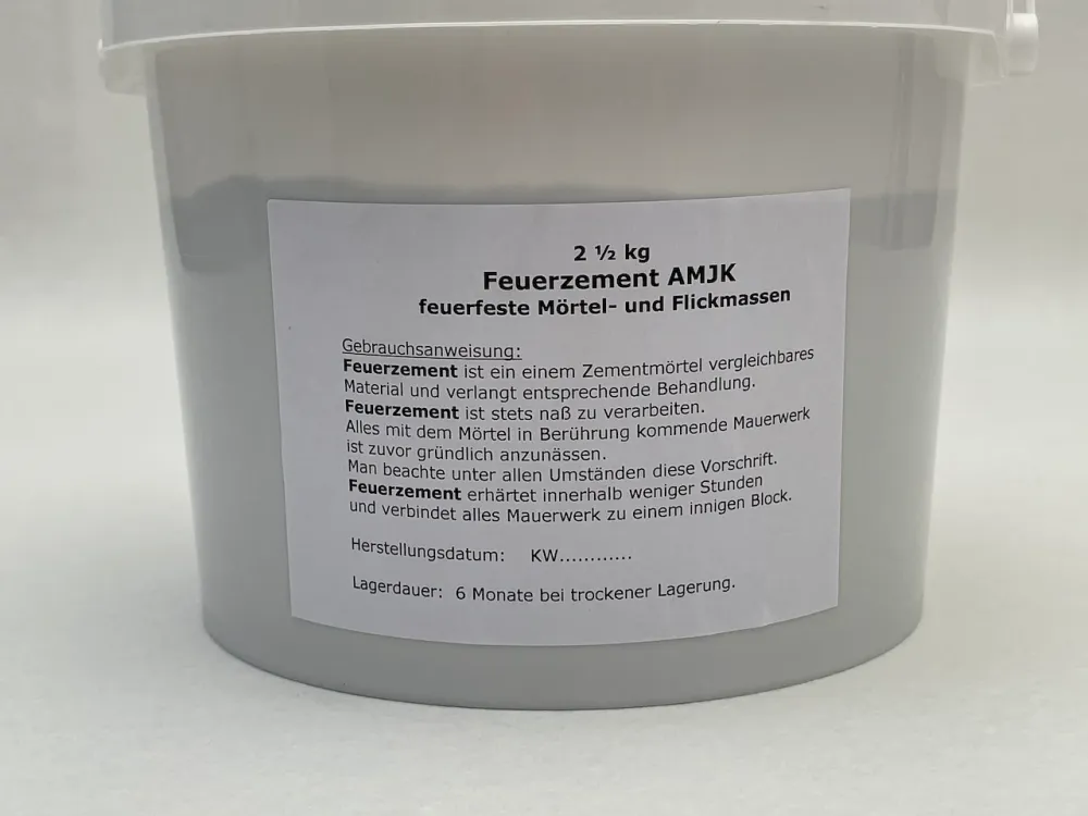 Šamotová malta Šamotový cement kbelík 2,5 kg