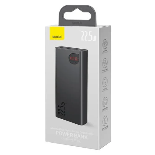 Baseus Adaman externí baterie 20000mAh 22,5W + kabel USB-/USB-C