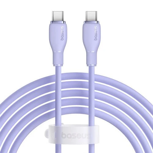 Baseus Pudding 100W USB-C - USB-C kabel 2m - Fialový