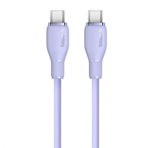 Baseus Pudding 100W USB-C - USB-C kabel 2m - Fialový