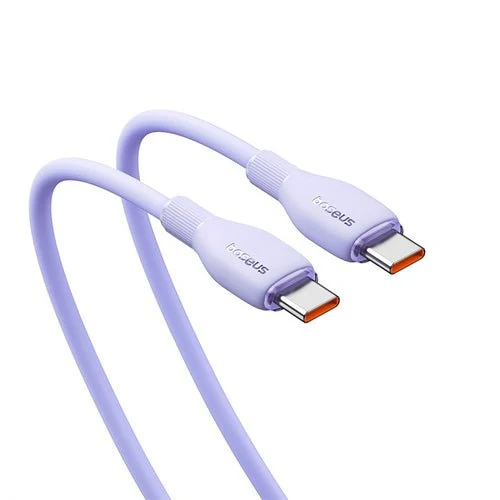 Baseus Pudding 100W USB-C - USB-C kabel 2m - Fialový