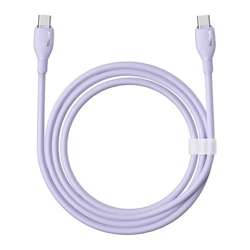 Baseus Pudding 100W USB-C - USB-C kabel 2m - Fialový