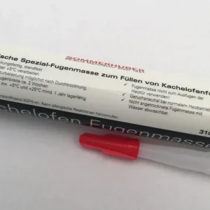 Elastický tmel na spáry v černé barvě pro krby kachlová kamna v kartuších