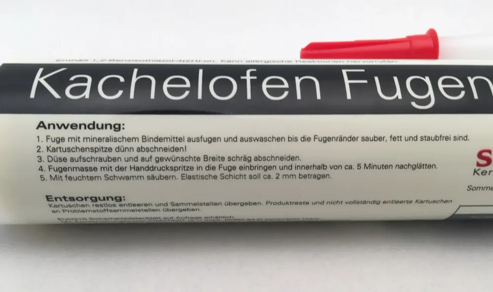 Elastický tmel na spáry v TAUPE pro krby kachlová kamna v kartuších