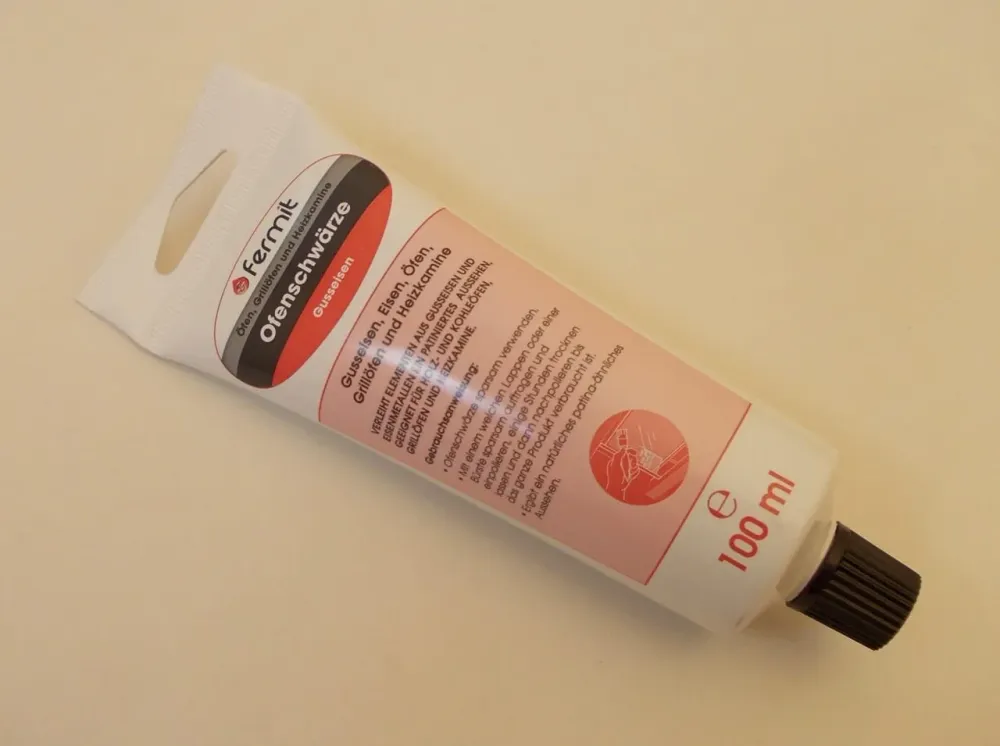 Černění v troubě černá pasta odolná vůči teplu 100ml tuba