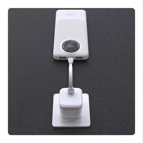 Externí baterie Dudao K12Pro 22,5W 20000mAh USB-, USB-C - bílá.