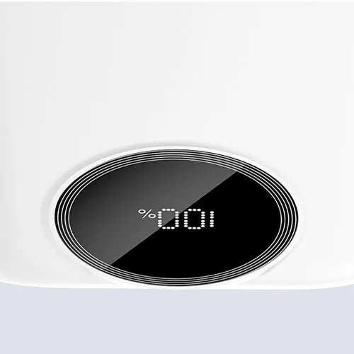 Externí baterie Dudao K13 10 000 mAh, integrovaný kabel - bílá