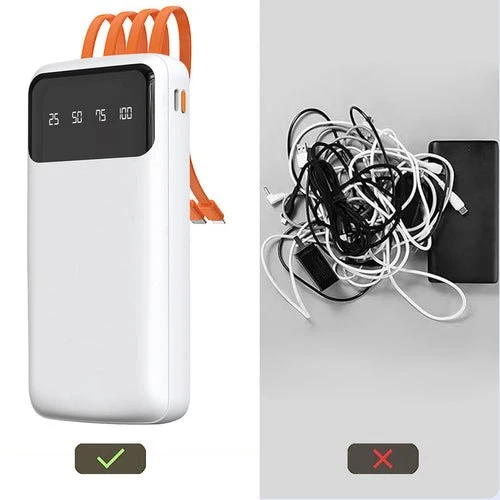 Externí baterie Dudao K6Pro 10000mAh 3-v-1, bílá (K6Pro-blanche)