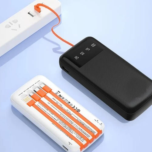 Externí baterie Dudao K6Pro 10000mAh 3-v-1, bílá (K6Pro-blanche)