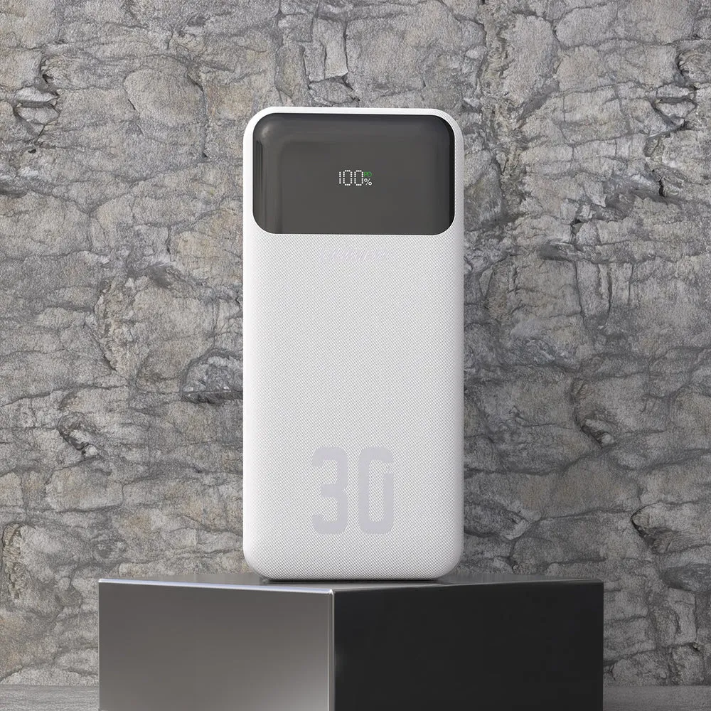 Externí baterie K15Max 30000mAh s integrovanými kabely DUDAO